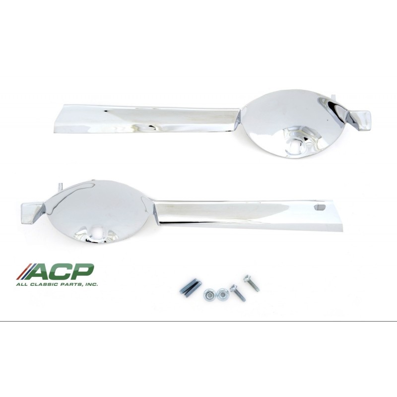 FORD MUSTANG 1966 PAIRE DE BARRES DE FEUX ANTI BROUILLARDS GT gt fog light bars pair ACP FM-BG005 C6ZZ-8390A/D ***