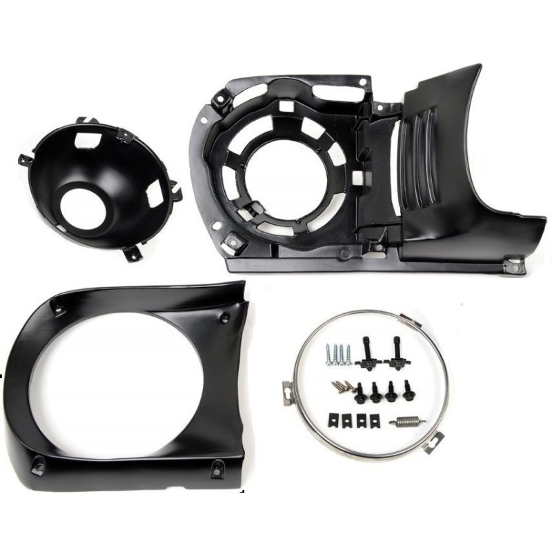 FORD MUSTANG 1965-1966 SUPPORT OPTIQUE CUVELAGE DE PHARE FEU FOND DE LAMPE SOCLE DE LOGEMENT DROIT COTE PASSAGER Headlamp bucket