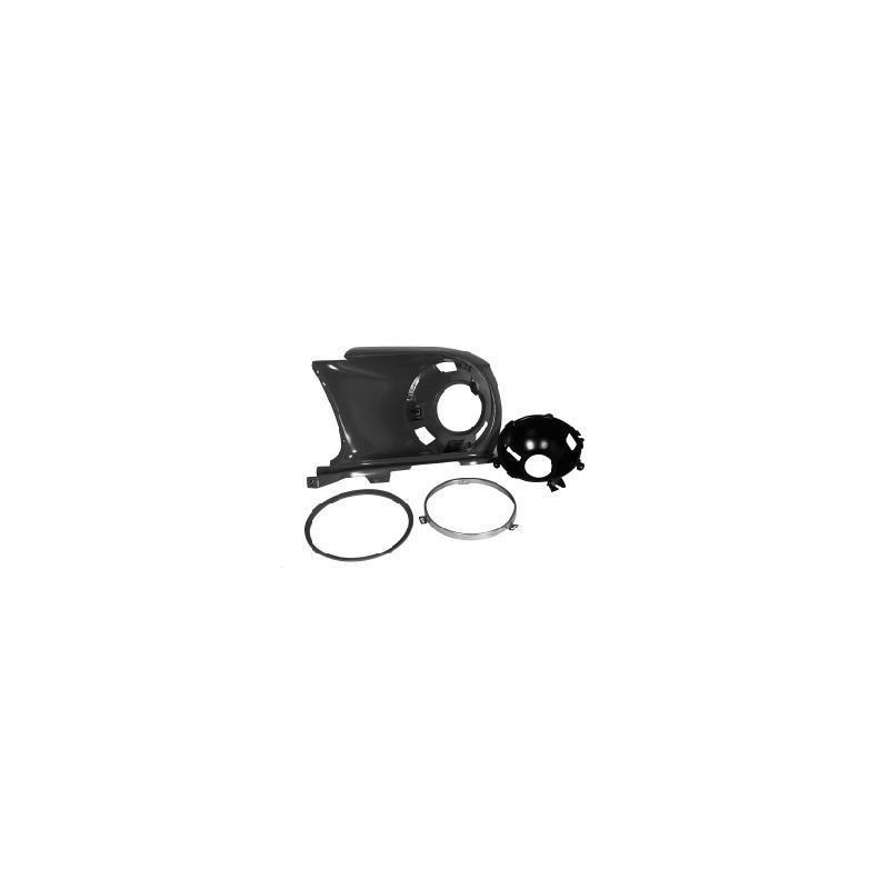 FORD MUSTANG 1967-1968 SUPPORT OPTIQUE CUVELAGE DE PHARE FEU FOND DE LAMPE SOCLE DE LOGEMENT AVANT GAUCHE COTE CONDUCTEUR Reprod