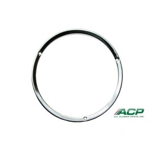 FORD MUSTANG 1967-1970 (SAUF 1969) CERCLAGE AUTOUR DU PHARE FEUX CHROME headlamp headlight door chrome ACP FM-BH008CH C7ZZ-13064
