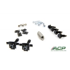 FORD MUSTANG 1964-1966 KIT DE MONTAGE DE PHARE 18 PIECES POUR UN SEUL COTE SEULEMENT headlight assembly hardware kit 18 pieces d