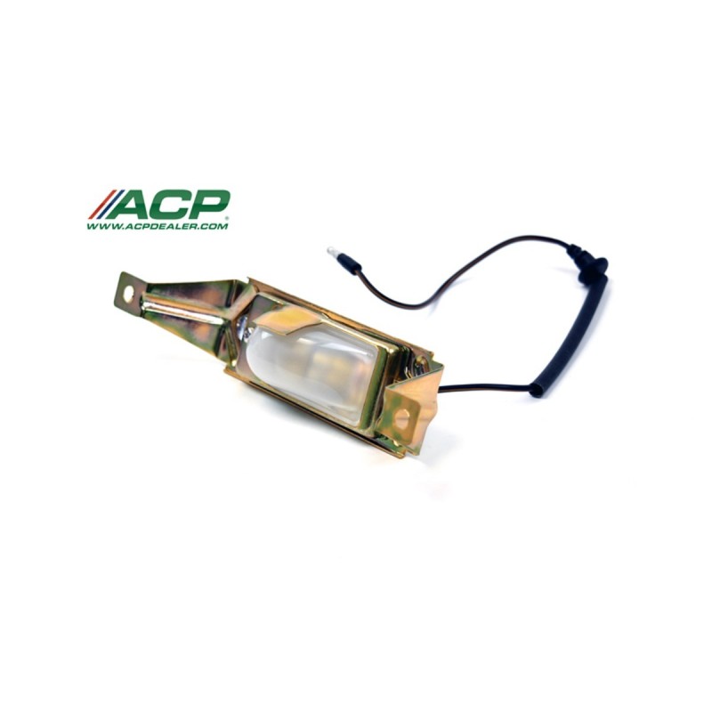 FORD MUSTANG 1967-1970 KIT ECLAIRAGE DE PLAQUE ARRIERE Rear License lamp assembly ACP FM-BL002 C7ZZ-13550-B