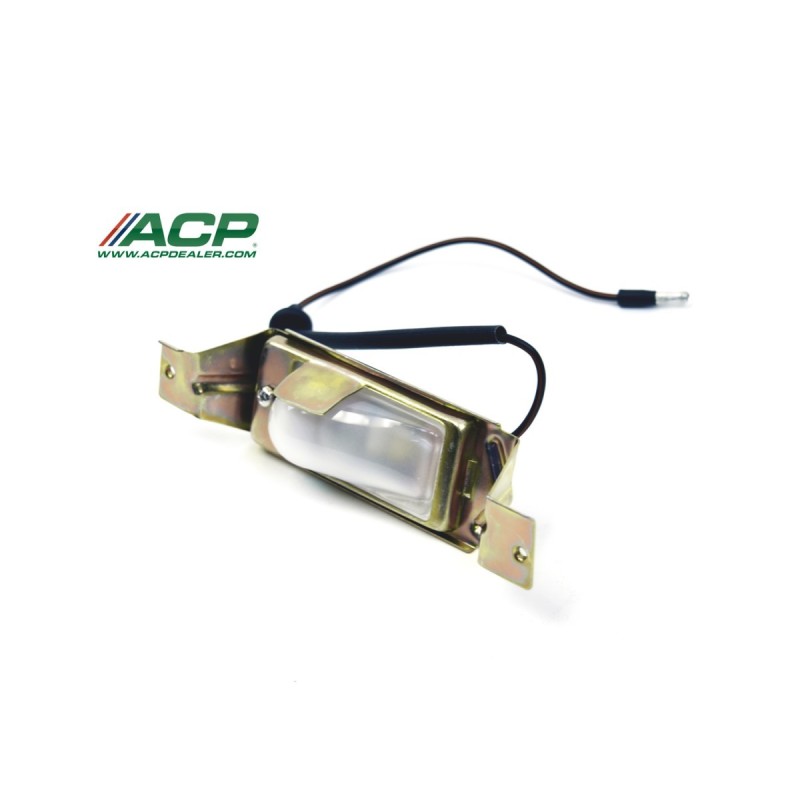 FORD MUSTANG 1971-1973 KIT ECLAIRAGE DE PLAQUE ARRIERE Rear License lamp assembly ACP FM-BL004 D1ZZ-13550-A