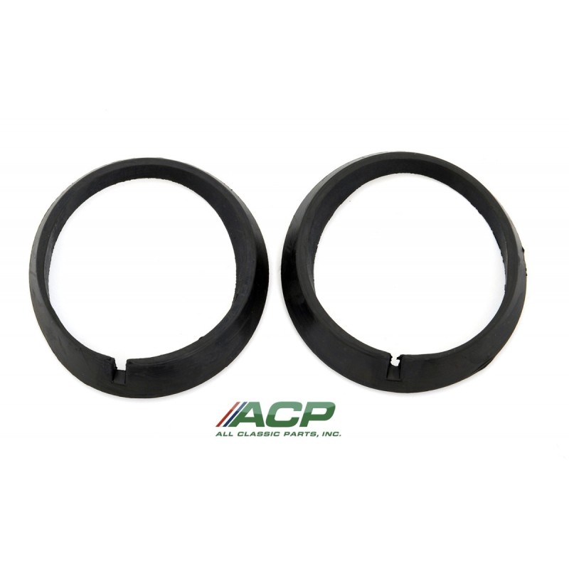 FORD MUSTANG 1964-1966 COUPE CABRIOLET FASTBACK PAIRE DE JOINTS DE SOCLE DE FEUX DE JUPE AVANT parking light gasket pair ACP FM
