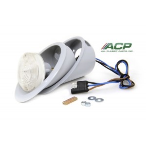 FORD MUSTANG 1967-1968 PHARE DE PARKING COMPLET AVANT GAUCHE parking light assembly housing & retainer kit left ACP FM-BP002A C7