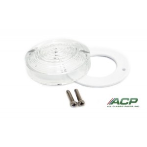 FORD MUSTANG 1967-1968 CABOCHON DE FEU DE PARKING AVANT parking light clear lens only fits right hand or left hand ACP FM-BP002C