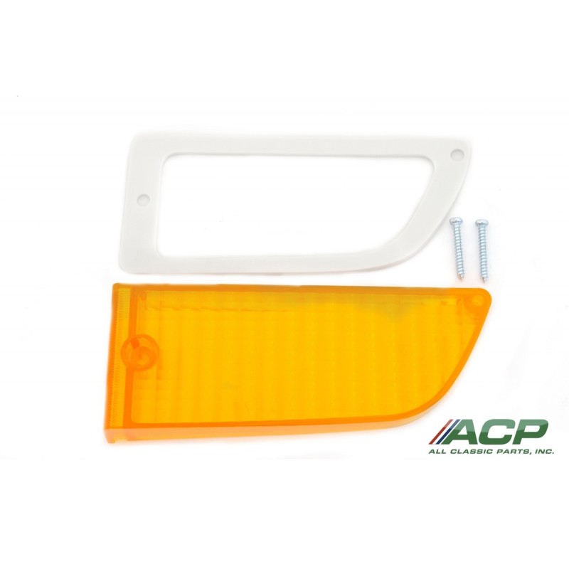 FORD MUSTANG 1971-1972 parking light lens w/ gasket