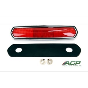 FORD MUSTANG 1968 REFLECHISSEUR CATADIOPTRE ARRIERE CONVIENT POUR GAUCHE OU DROITE rear reflector assembly fits rh or lh ACP FM