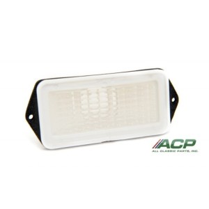 FORD MUSTANG 1969 FEUX LENTILLE CABOCHON DE JUPE AVANT front side marker light housing w/ clear lens