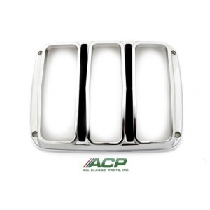 FORD MUSTANG 1964-1966 FACETTE DE FEUX ARRIERES DROIT OU GAUCHE tail light bezel fits rh or lh ACP FM-BT006 C5ZZ-13489-A ***