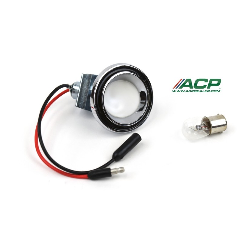 FORD MUSTANG 1965-1968 FASTBACK LUMIERE D INTERIEUR fastback interior quarter light assembly ACP FM-BI020 C4SZ-13776-B