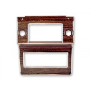 FORD MUSTANG 1969-1970 ENCADREMENT DE RADIO BOIS ACAJOU radio bezel wood grain SCOTT DRAKE C9ZZ-6504774-F