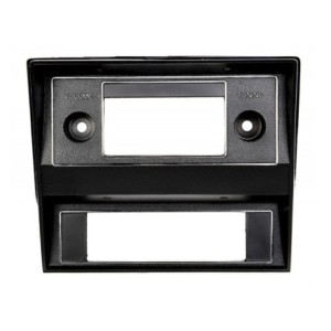 FORD MUSTANG 1971-1973 ENCADREMENT DE RADIO NOIR ET CHROME radio bezel black chrome SCOTT DRAKE D1ZZ-18842-A FM-BR002