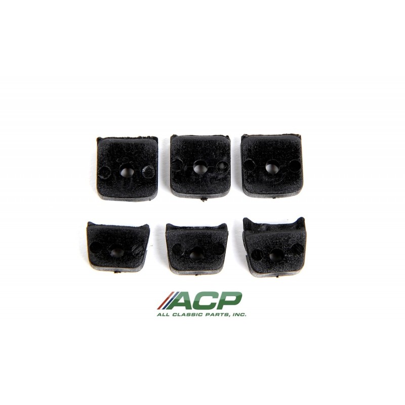 FORD MUSTANG 1965-1967 KIT D ISOLANTS POUR KLAXONS HAUT ET BAS 6 PIECES deluxe horn ring insulator hardware kit upper and lower