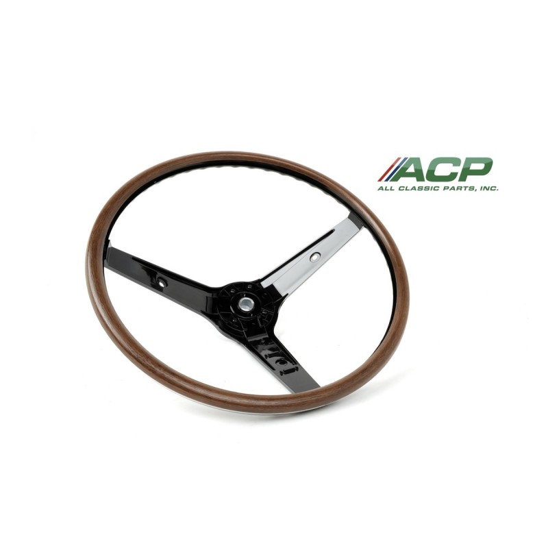 FORD MUSTANG 1969 VOLANT DELUXE Deluxe Rim Blow Steering Wheel ACP FM-ES008M C9AZ-3600-BK