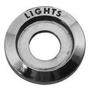 FORD MUSTANG 1967-1968 BOUTON INTERRUPTEUR COMMUTATEUR DE FEUX PHARES headlight switch bezel ACP FM-BH036 C7ZZ-10852-A