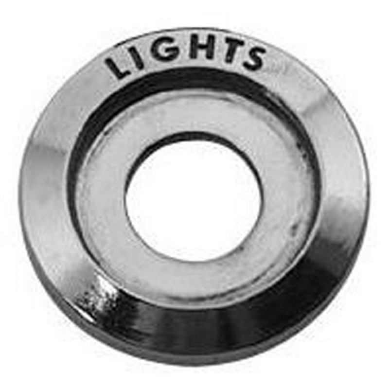 FORD MUSTANG 1967-1968 BOUTON INTERRUPTEUR COMMUTATEUR DE FEUX PHARES headlight switch bezel ACP FM-BH036 C7ZZ-10852-A