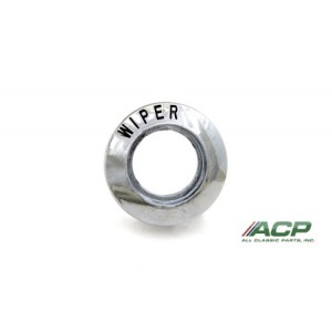 FORD MUSTANG 1964-1966 FACETTE DE BOUTON D ESSUIE GLACE wiper switch bezel ACP FM-BW026 C4DZ-10852-A