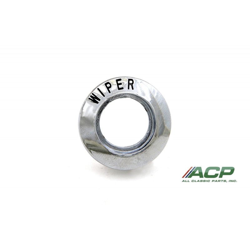 FORD MUSTANG 1964-1966 FACETTE DE BOUTON D ESSUIE GLACE wiper switch bezel ACP FM-BW026 C4DZ-10852-A