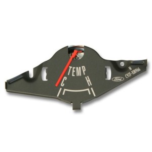 FORD MUSTANG 1970 JAUGE TEMPERATURE LIQUIDE REFROIDISSEMENT GRIS Mustang Temperature Gauge with Factory Tachometer (Gray) SCOTT