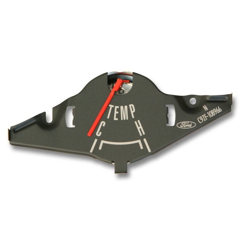 FORD MUSTANG 1970 JAUGE TEMPERATURE LIQUIDE REFROIDISSEMENT GRIS Mustang Temperature Gauge with Factory Tachometer (Gray) SCOTT