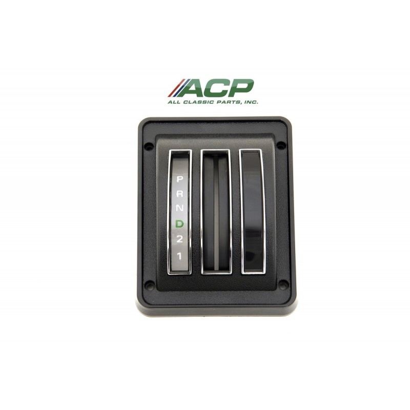 FORD MUSTANG 1971-1973 shift selector bezel w/dial & seal ACP FM-BS020D D1ZZ-7D443-A