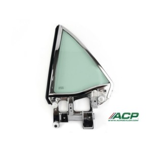 FORD MUSTANG 1967-1968 CABRIOLET ENSEMBLE QUART DE VITRE TEINTE COTE GAUCHE quarter window complete assembly convertible with ti