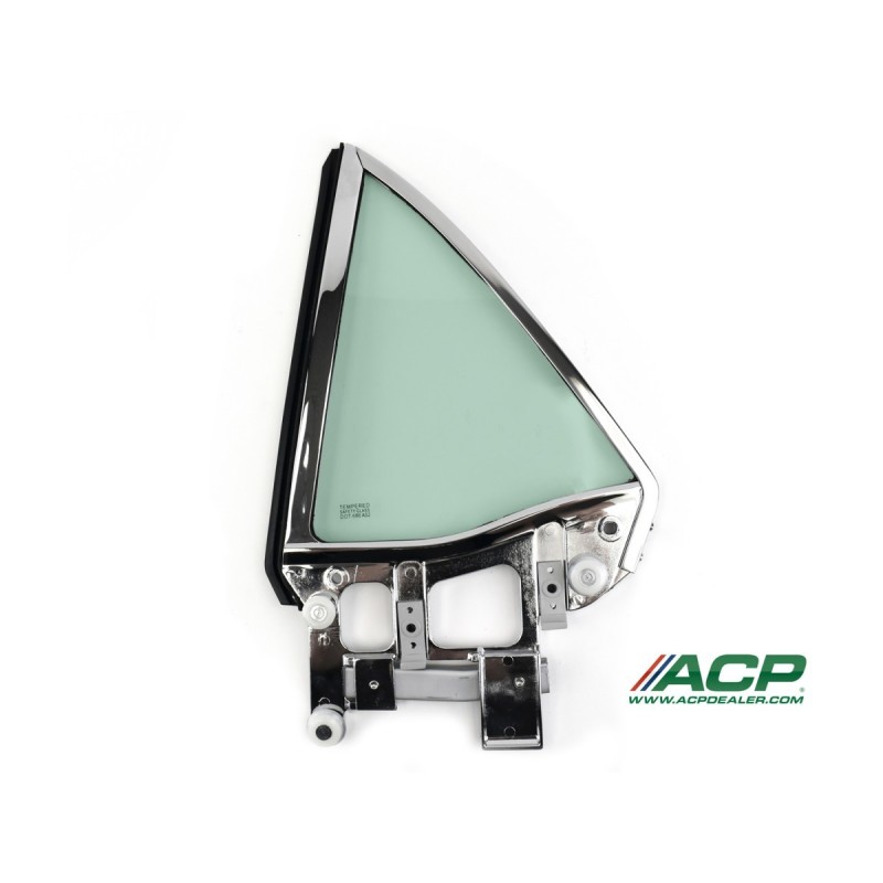 FORD MUSTANG 1967-1968 CABRIOLET ENSEMBLE QUART DE VITRE TEINTE COTE GAUCHE quarter window complete assembly convertible with ti