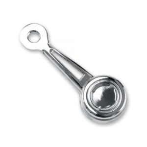 FORD MUSTANG 1968-1970 POIGNEE DE FENETRE LEVE VITRE ARRIERE CHROME SANS BOUTON quarter window handle w/o knob ACP FM-BW016 C8ZZ
