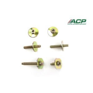 FORD MUSTANG 1965-1968 KIT DE VIS DE REGLAGE D INCLINAISON DE RAIL DE LEVE VITRE vent window frame bolt kit (6 pcs)