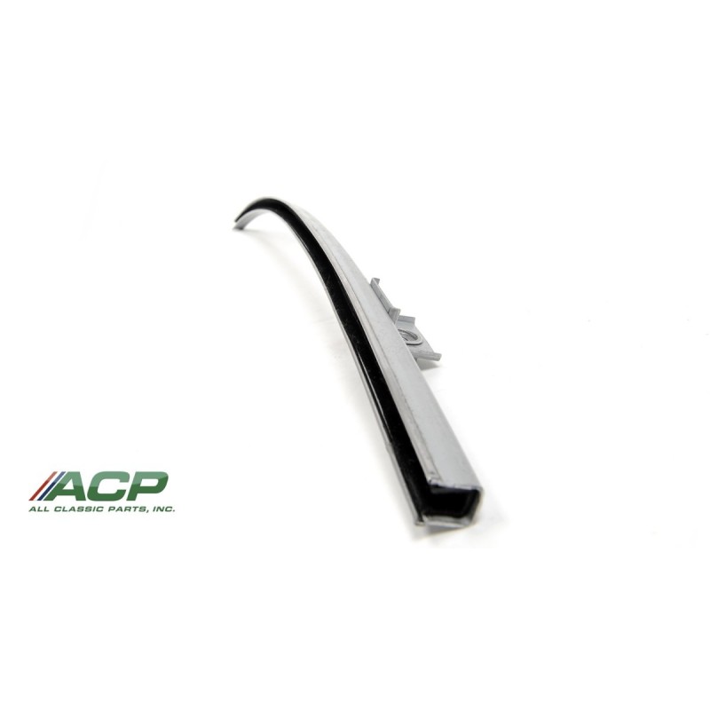 FORD MUSTANG 1965-1966 GLISSIERE RAIL JOINT SUR CUSTODE COTE AVANT DROIT PASSAGER vent window run door glass channel right ACP F