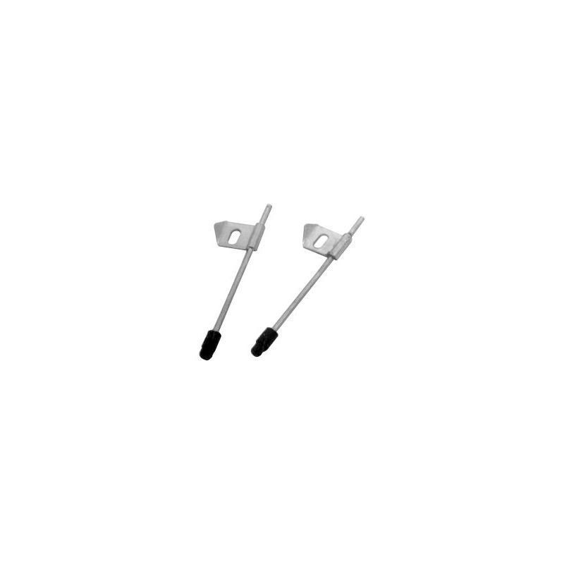 FORD MUSTANG 1964-1965 GICLEURS LAVE GLACE windshield Washer nozzles with rubber tips pair ACP FM-EW004 C5ZZ-17603-D
