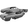 FORD MUSTANG 1970 SPORTROOF FASTBACK COQUE NEUVE body shell Musclecar gt MS70FB PORT OFFERT ! (jusqu'a 500km Offert puis 0.99 tt