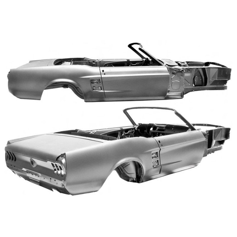 FORD MUSTANG 1967 CABRIOLET COQUE NEUVE convertible body shell Musclecar gt MS67CV PORT OFFERT ! (jusqu'a 500km Offert puis 0.99