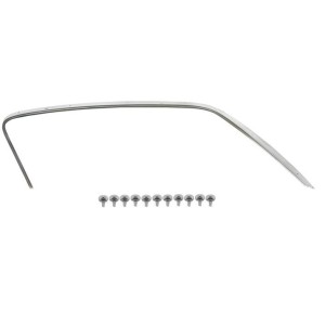 FORD MUSTANG 1964-1968 (réduire retour sur 1964 a 1966) FASTBACK RAIL INOX DE JOINT DE GOUTTIERE GAUCHE COTE CONDUCTEUR Roofrail