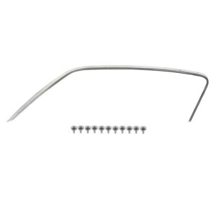 FORD MUSTANG 1964-1968 (réduire retour sur 1964 a 1966) FASTBACK RAIL INOX DE JOINT DE GOUTTIERE DROIT COTE PASSAGER Roofrail We