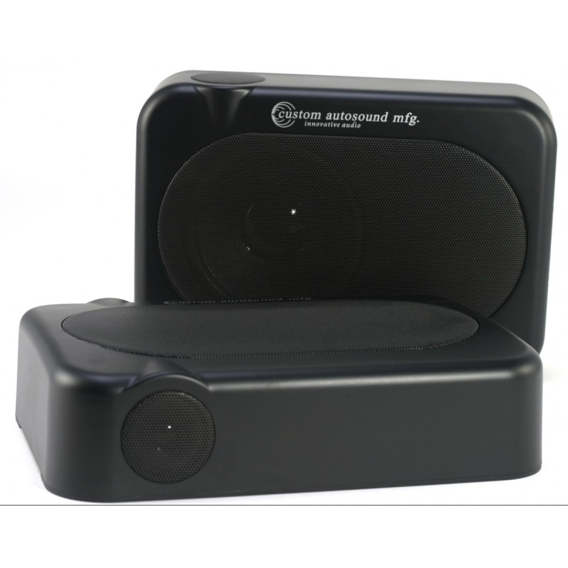 FORD MUSTANG 1964-2015 HAUT PARLEURS DISCRETS DERRIERE SIEGES 200 WATT hidden under behind seat speaker SCOTT DRAKE ACC-18808-S