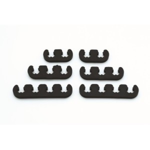 SEPARATEUR DE CABLES DE BOUGIES D ALLUMAGE NOIR PLASTIC wire separators black Mr Gasket 9728