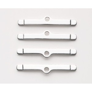 CALES D APPUI DE CACHE CULBUTEURS LARGE valve cover clamps chrome Mr Gasket 9817