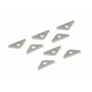 CALES D APPUI DE CACHE CULBUTEURS valve cover clamps chrome Mr Gasket 9899