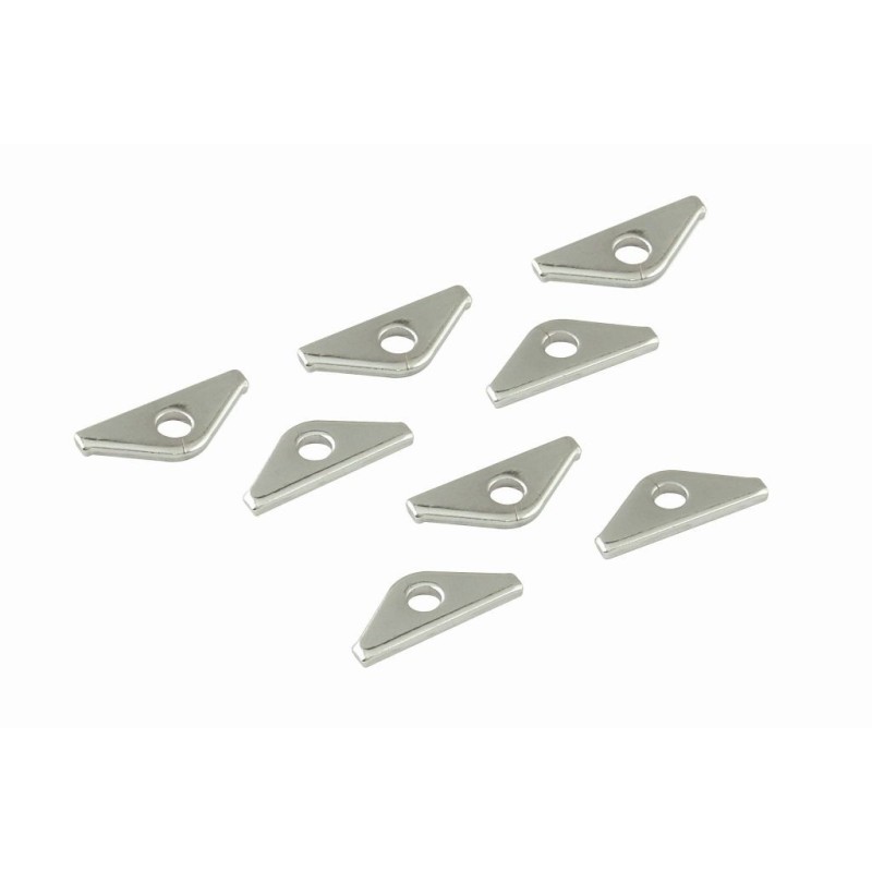 CALES D APPUI DE CACHE CULBUTEURS valve cover clamps chrome Mr Gasket 9899