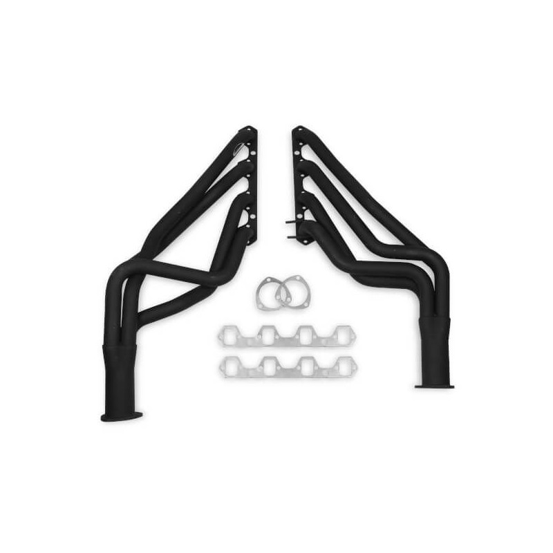FORD MUSTANG 1969-1973 351W COLLECTEURS D ECHAPPEMENT COMPETITION NOIR Headers Painted 351 windsor Hooker 6901HKR