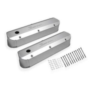 FORD MUSTANG 1964-1973 V8 260 289 302 351W PAIRE DE CACHE CULBUTEURS SNIPER FAB aluminium valve cover NAT SBF 260-351