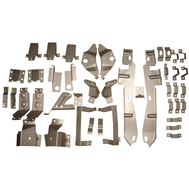 FORD MUSTANG 1967-1968 FASTBACK SUPPORT ELEMENTS INTERIEUR bracket kit for body shell MUSCLECAR GT MSTML02-W