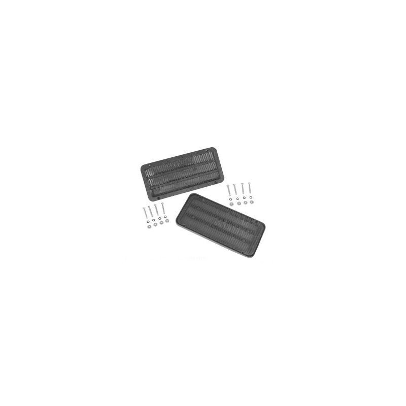 FORD MUSTANG 1965-1966 PAIRE DE GRILLES DE HAUT PARLEURS DE PORTE Door speaker grills SCOTT DRAKE C6ZZ-18798-A