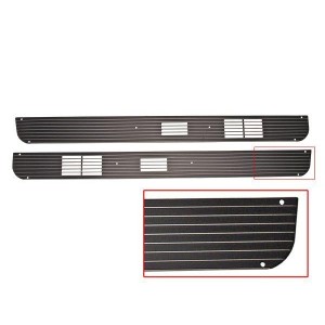 FORD MUSTANG 1967-1968 GRILLES DE HAUT PARLEURS MUSTANG DELUXE Mustang deluxe door speaker grilles SCOTT DRAKE C7ZZ-6520956-7A