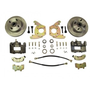FORD MUSTANG 1964-1966 6-CYLINDRES AVEC 4 GOUJONS DE ROUE CONVERSION DE TAMBOURS A KIT FREINS A DISQUES AVANT COMPLET BOITE AUTO