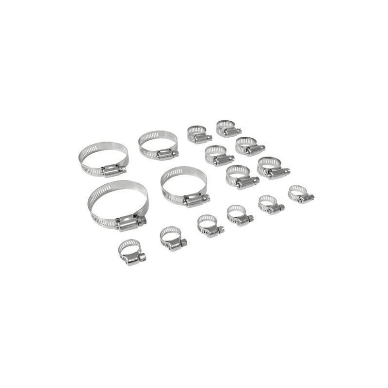 FORD MUSTANG 1964-1973 V8 SMALL BLOCK SET DE COLLIERS DE SERRAGE Stainless Steel FoMoCo Hose Clamp Kit SCOTT DRAKE 8287-SBFK