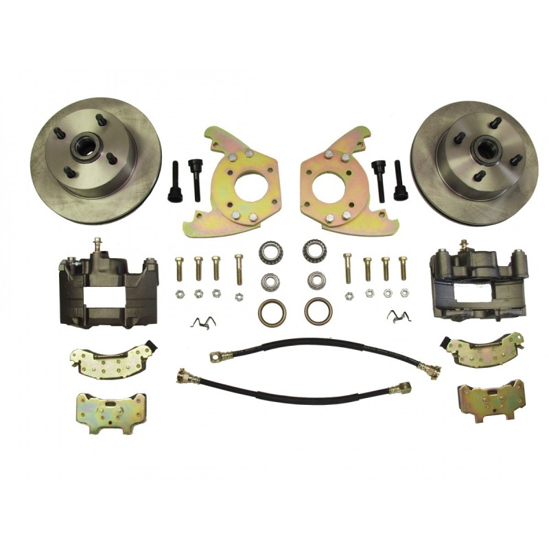 FORD MUSTANG 1967-1969 6-CYLINDRES 4 GOUJONS PAR ROUE CONVERSION DE TAMBOURS A KIT FREINS A DISQUES AVANT BOITE AUTOMATIQUE OU M