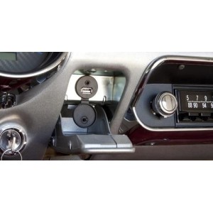 FORD MUSTANG 1964-1973 EXTENSION USB ET AUXILIAIRE JACK POUR AUTORADIO RETROSOUND HERMOSA REF USBPORT